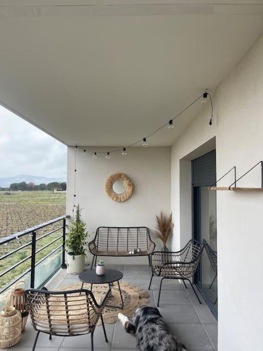 Appartement Vue Vigne Perpiñán Exterior foto